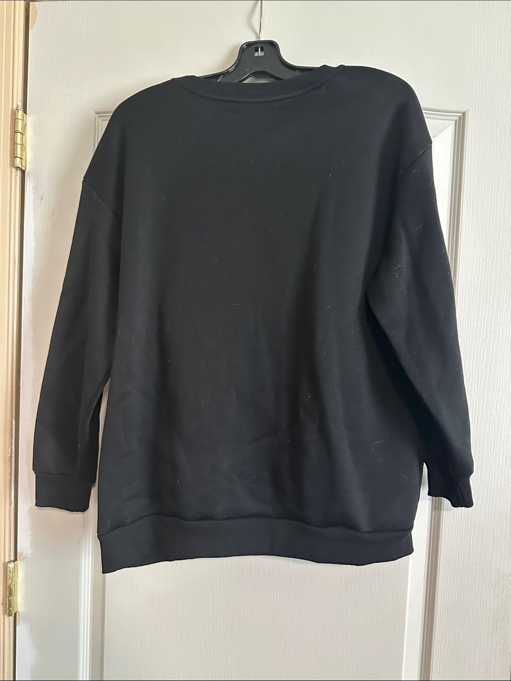 HALLOWEEN Black ' Spooky Vibes' Graphic Sweatshirt L - Picture 2 of 2